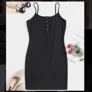 Zaful Little Black Bodycon Cami Dress Size XL(10)